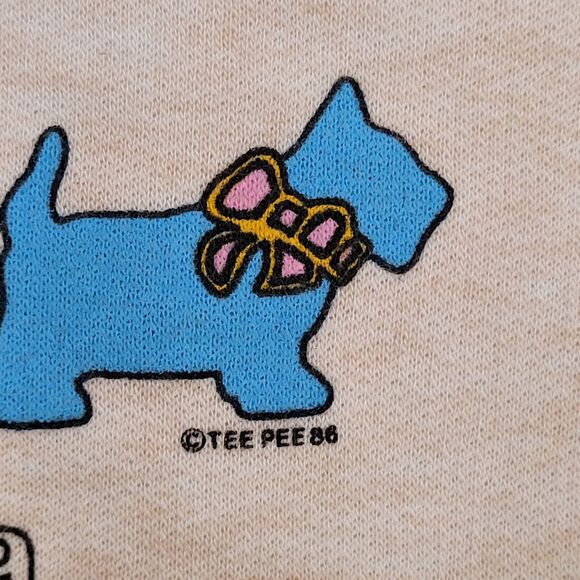 Vintage 1986 Dog Sweatshirt Womens Large 21x23 Canada - Picture 4 of 14